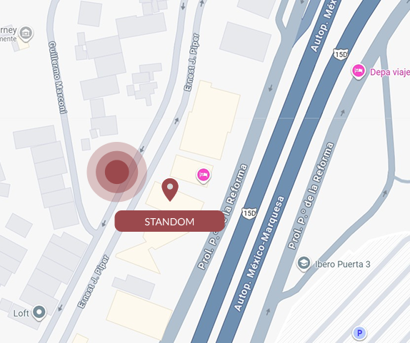 Ubicación STANDOM